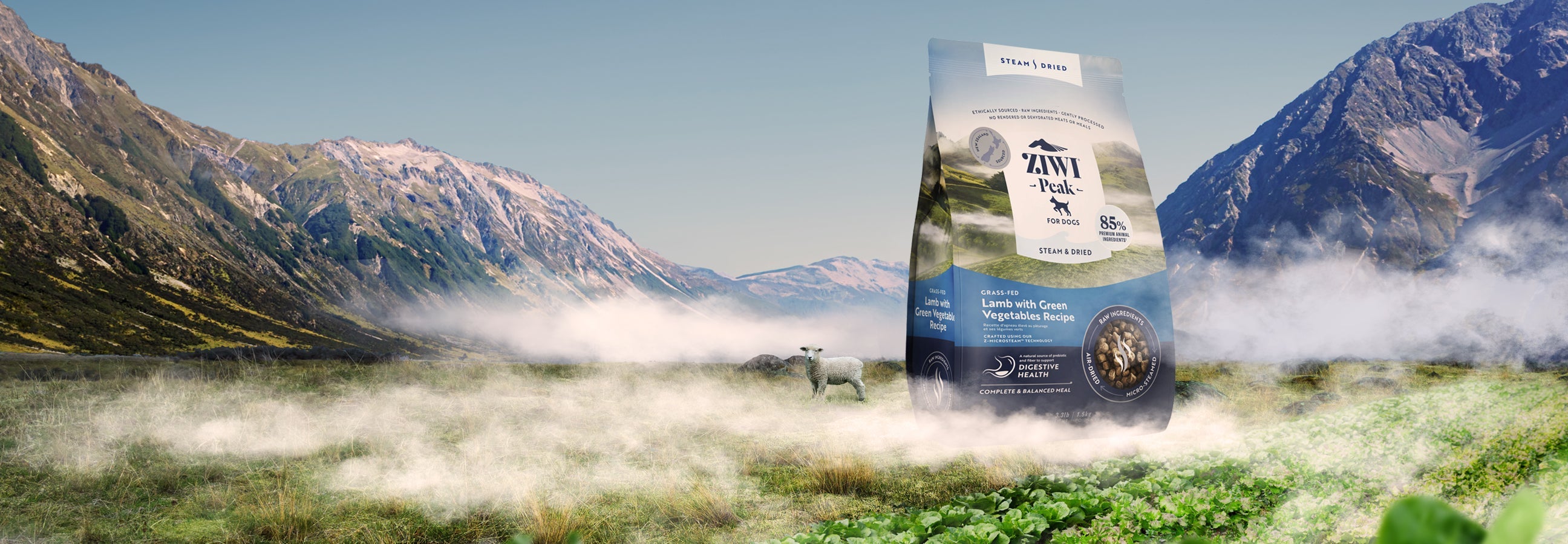 Steam & Dried dog food | ZIWI US