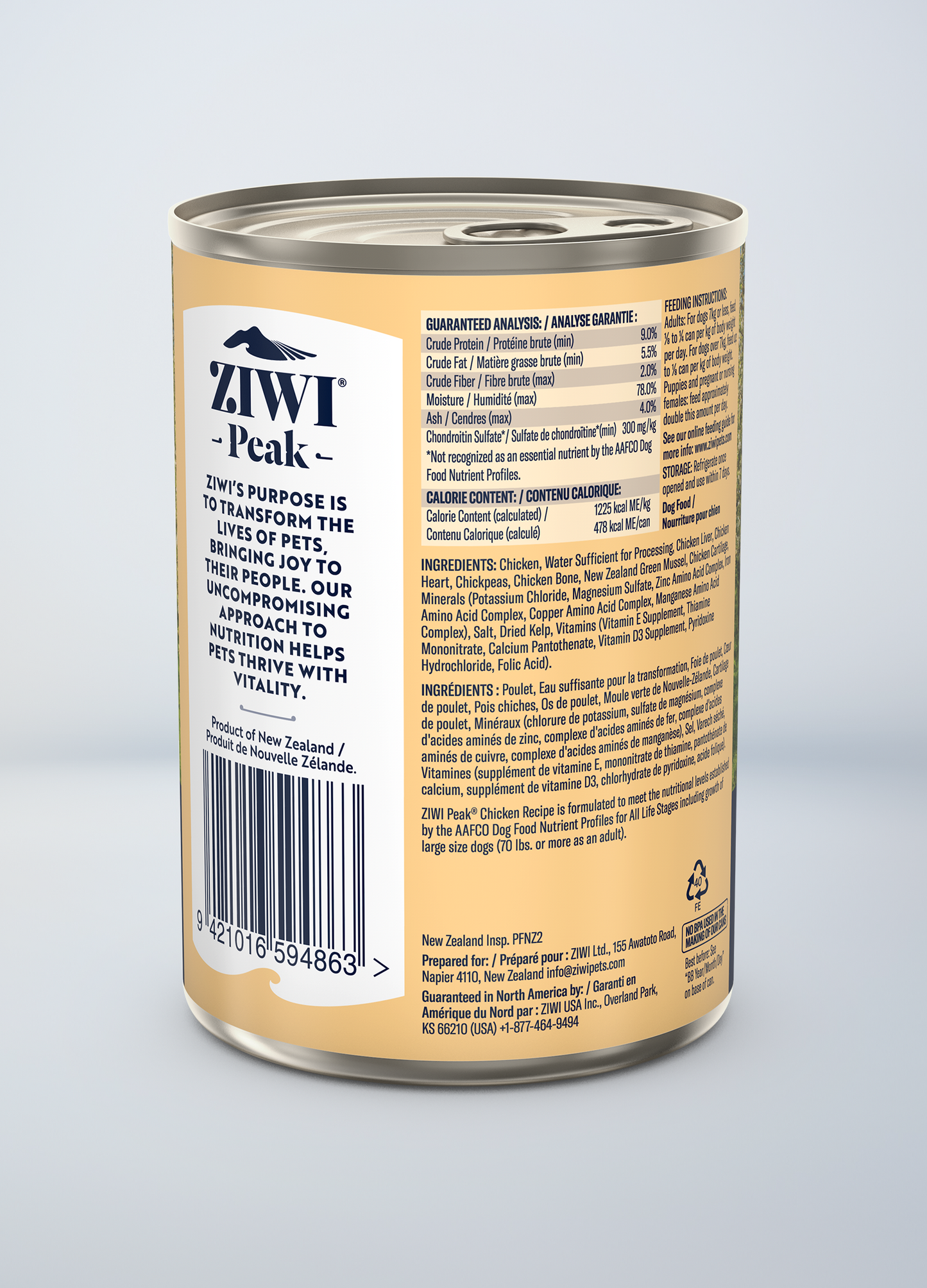 Original Canned Wet Chicken Recipe for dogs