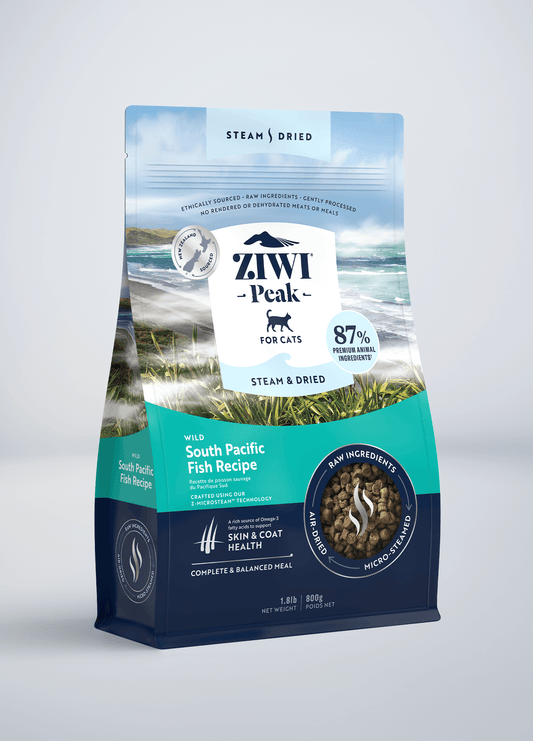 Steam & Dried Wild South Pacific Fish Recipe for cats | Steam & Dried