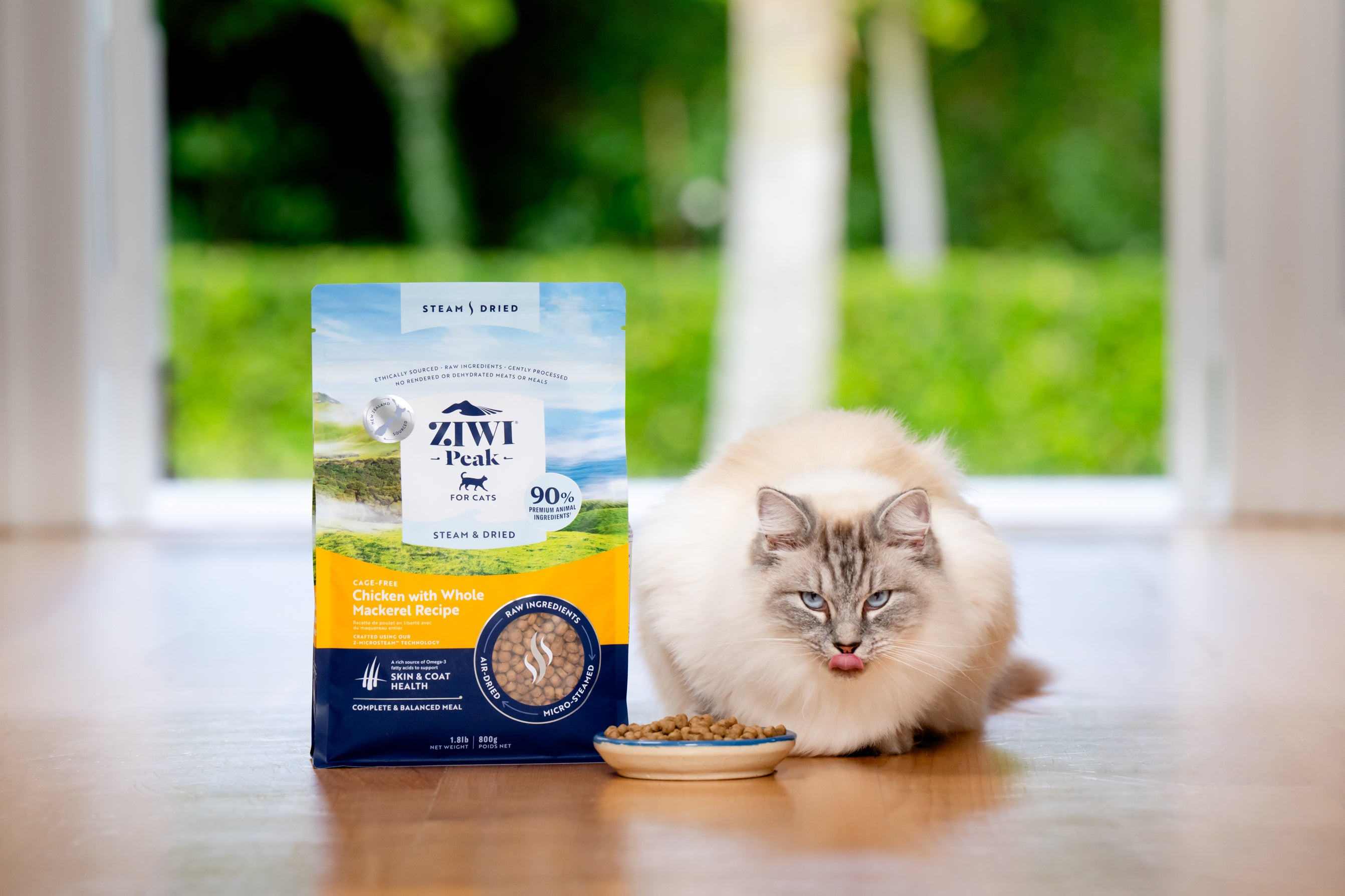sanalkoji　ZIWI Peak 猫用 サウスパシフィックフィッシュ Steam & Dried Wild South Pacific Fish Recipe for cats | ZIWI US
