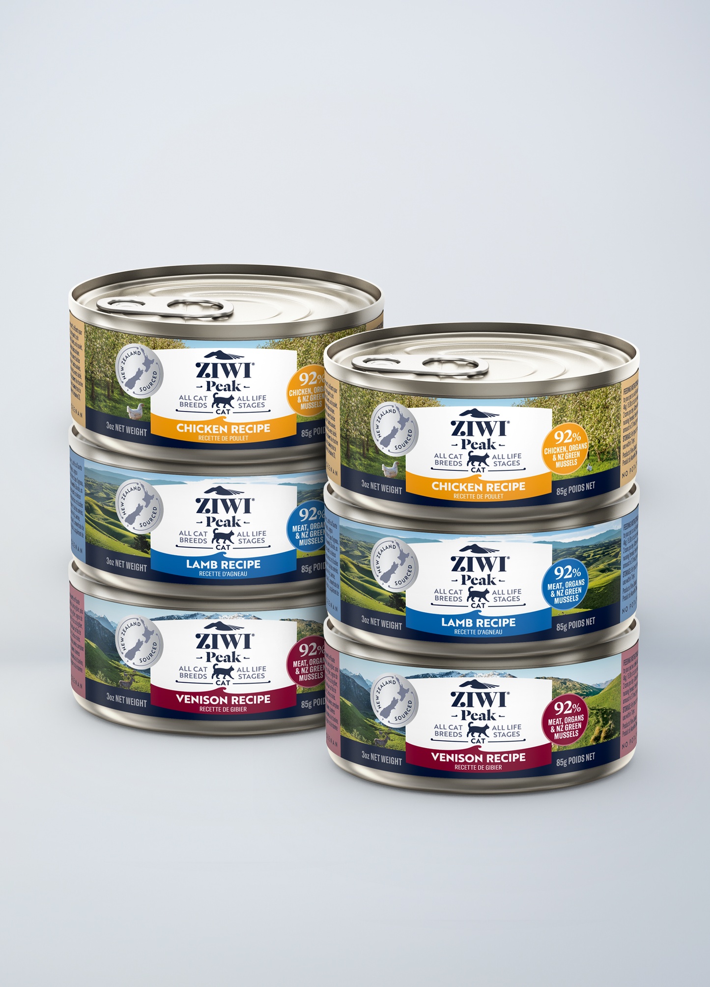 Variety Pack - Chicken, Lamb, & Venison for cats