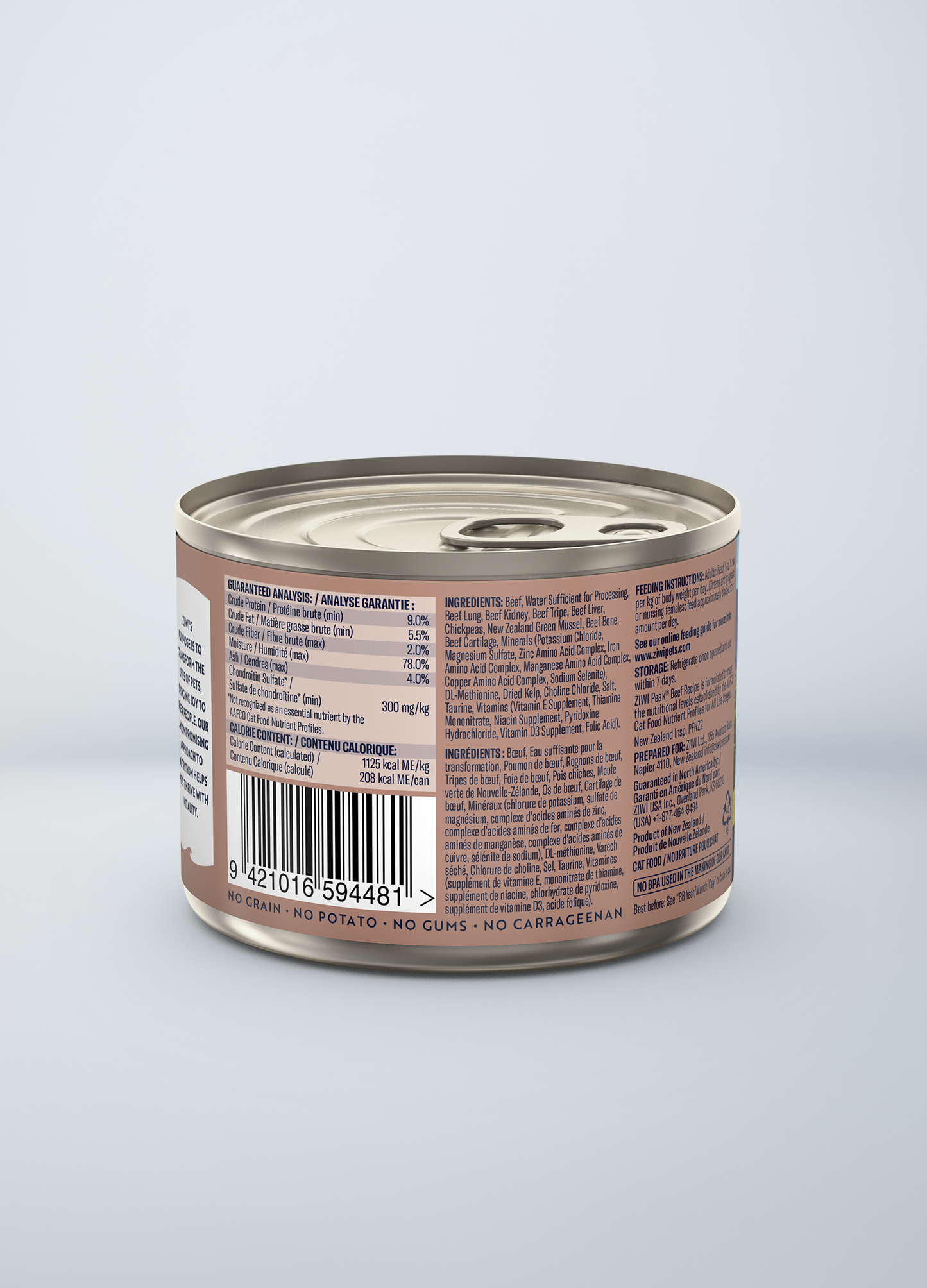 Original Canned Wet Beef Recipe for cats