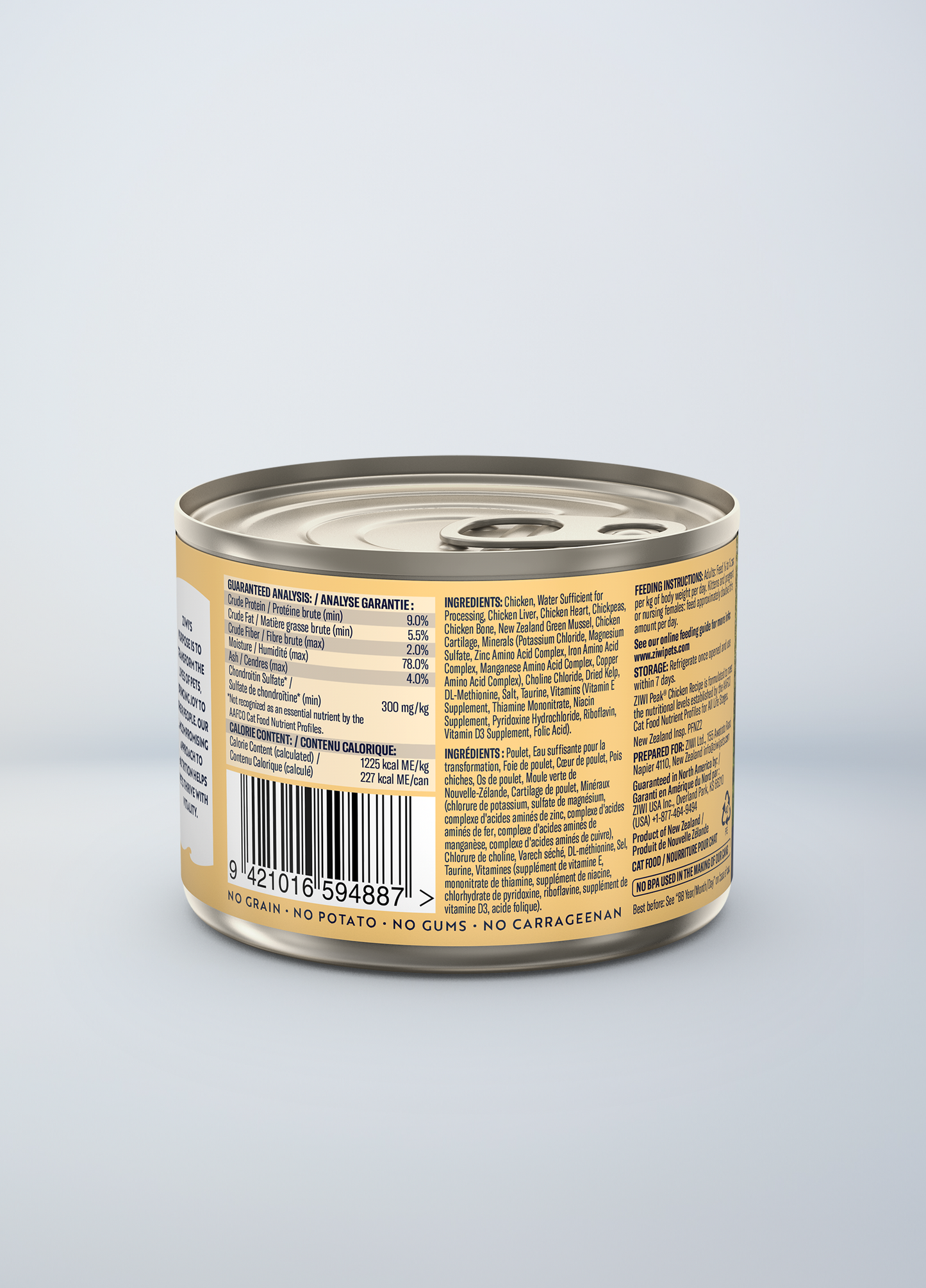Original Canned Wet Chicken Recipe for cats