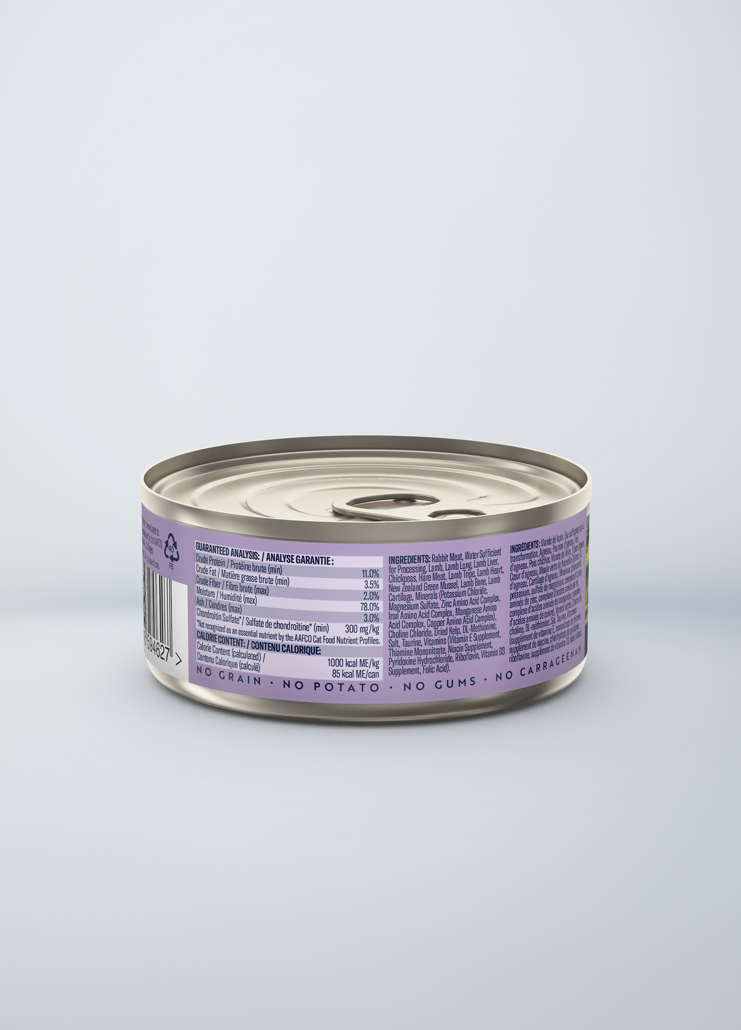 Original Wet Rabbit & Lamb Recipe for cats