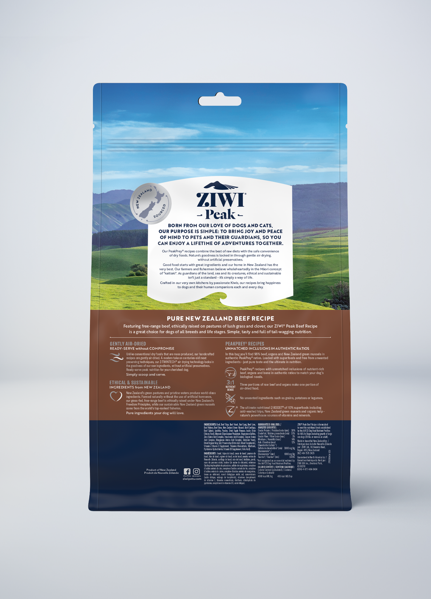 Air Dried Beef Dog Food ZIWI US