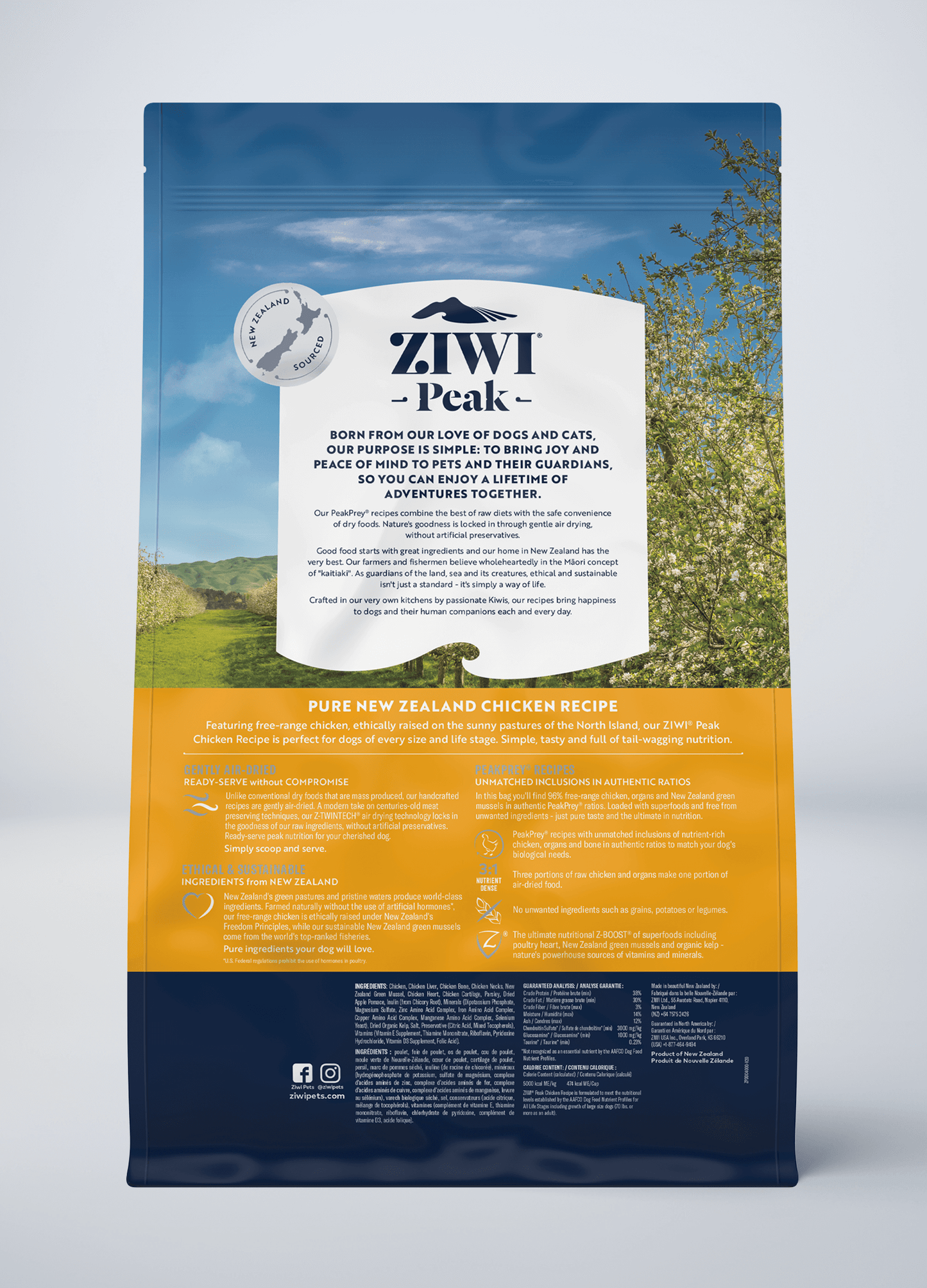 Ziwipeak chicken dog food best sale