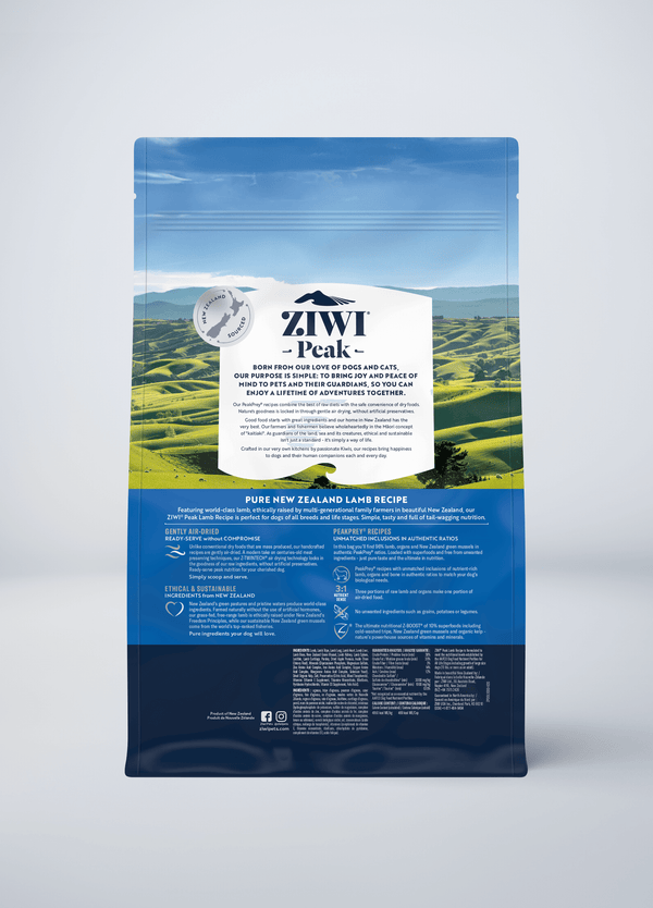Air Dried Lamb Dog Food ZIWI US