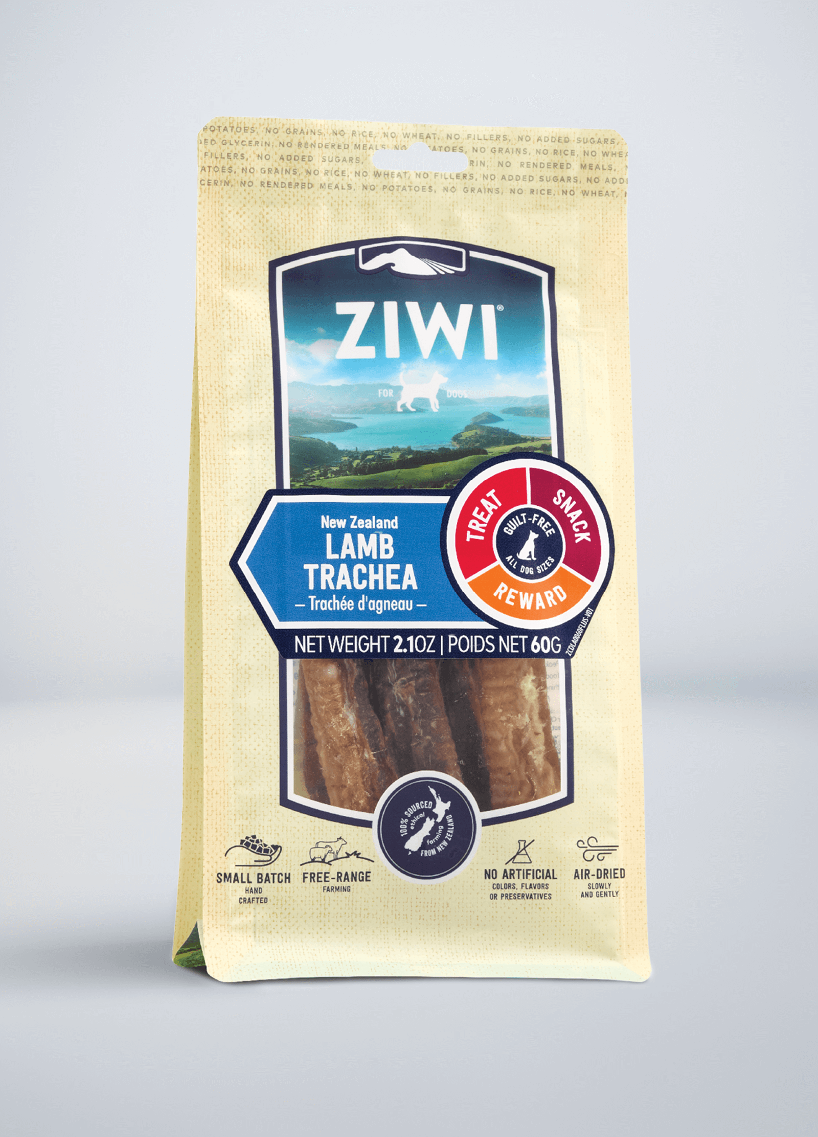 Lamb trachea top for dogs safe
